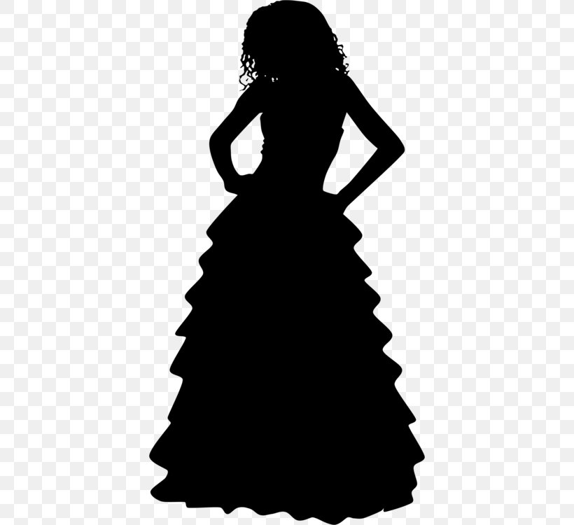 Wedding Silhouette, PNG, 394x750px, Tshirt, Ball, Ball Gown, Black, Blackandwhite Download Free