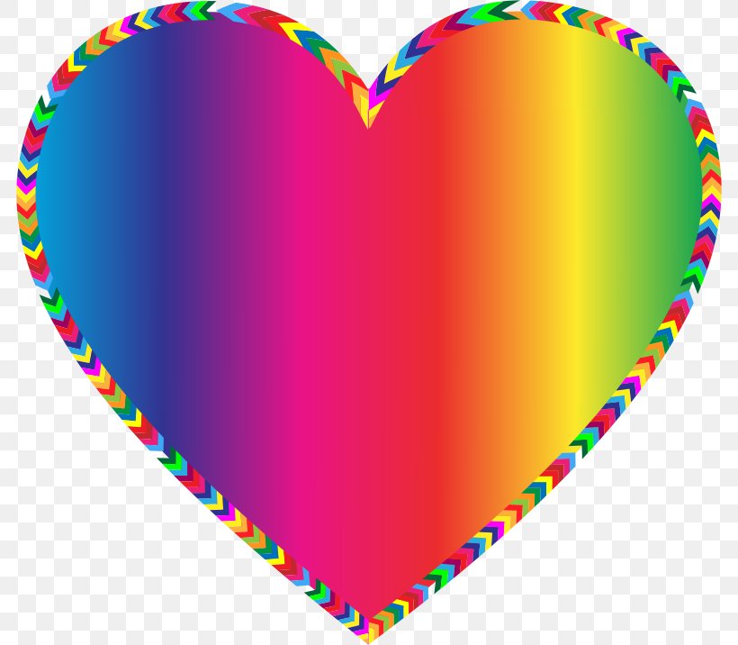 Color Heart Rainbow Clip Art, PNG, 784x716px, Watercolor, Cartoon, Flower, Frame, Heart Download Free