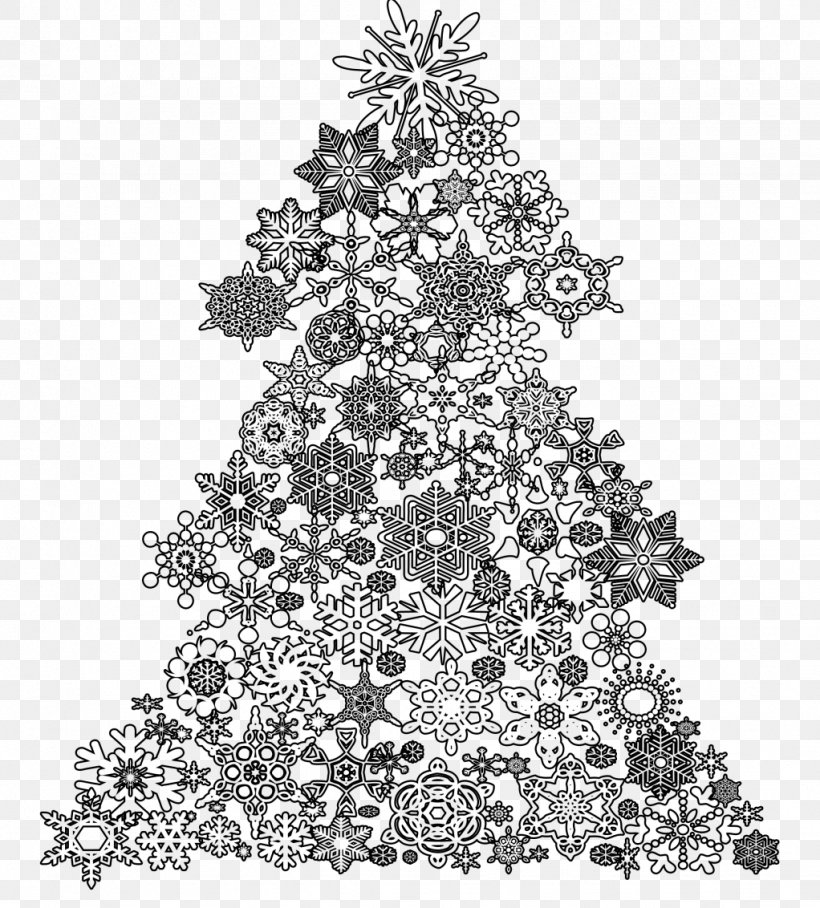 Christmas Tree Santa Claus Christmas Card Drawing, PNG, 1022x1132px, Christmas Tree, Birthday, Black And White, Branch, Child Download Free