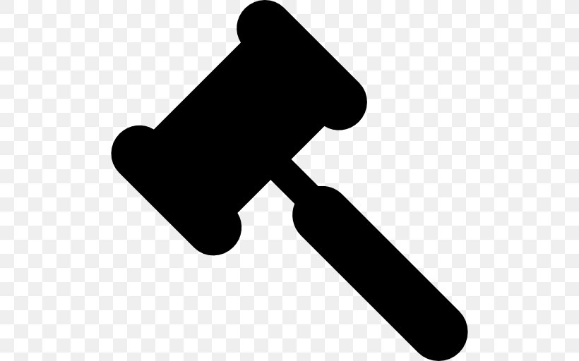 Hammer Gavel Silhouette, PNG, 512x512px, Hammer, Black And White, Finger, Gavel, Hand Download Free