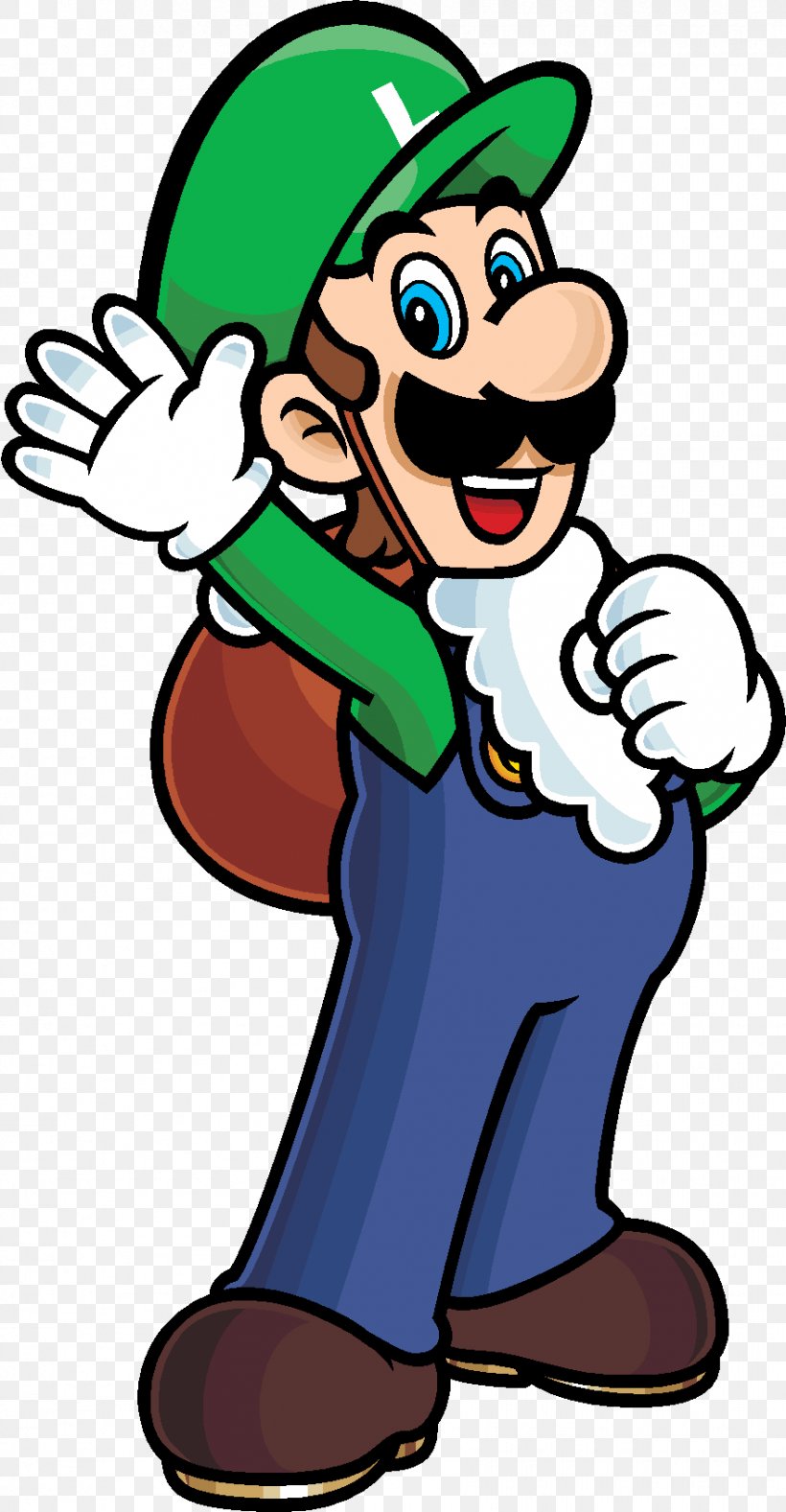 Luigi Mario Bros. Santa Claus Christmas, PNG, 881x1695px, Luigi, Art, Artwork, Christmas, Christmas Ornament Download Free