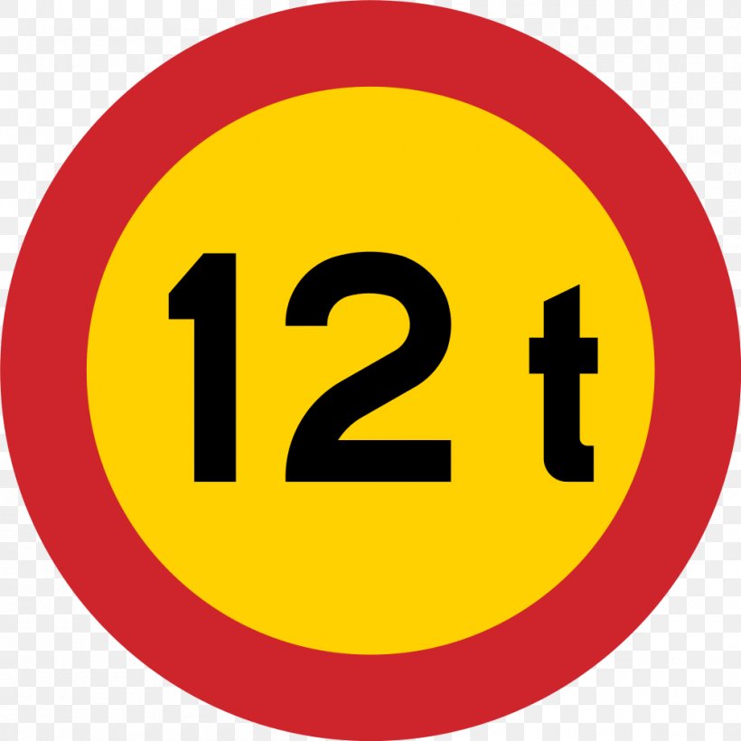 Prohibitory Traffic Sign Vehicle Bildtafel Der Verkehrszeichen In Schweden, PNG, 1000x1000px, Prohibitory Traffic Sign, Area, Axle Load, Brand, Logo Download Free