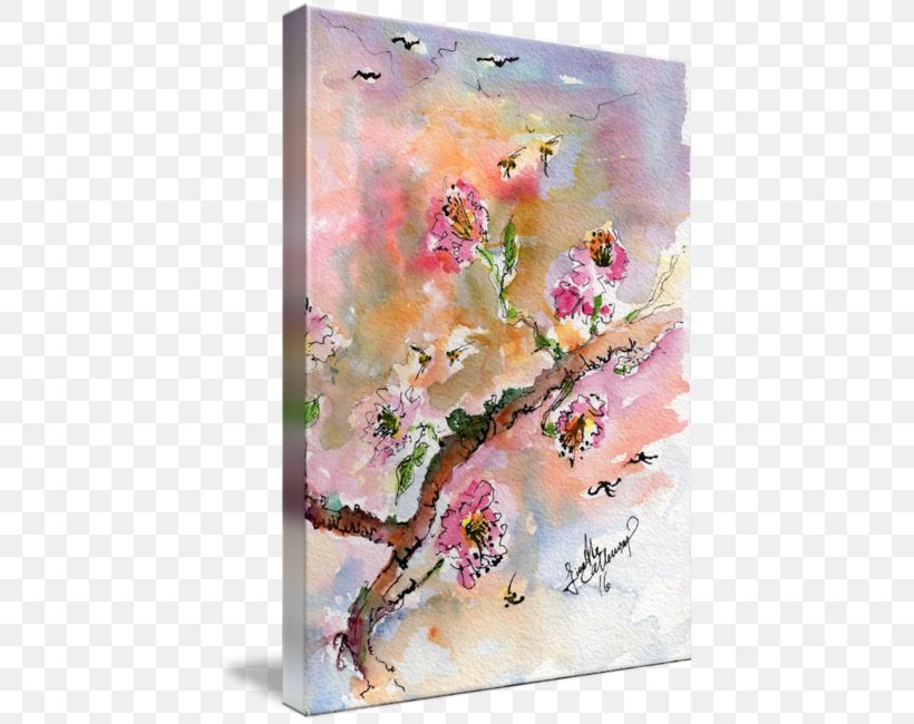 Watercolor Painting Floral Design Oil Paint, PNG, 430x650px, Watercolor Painting, Acrylic Paint, Art, Artwork, Blossom Download Free