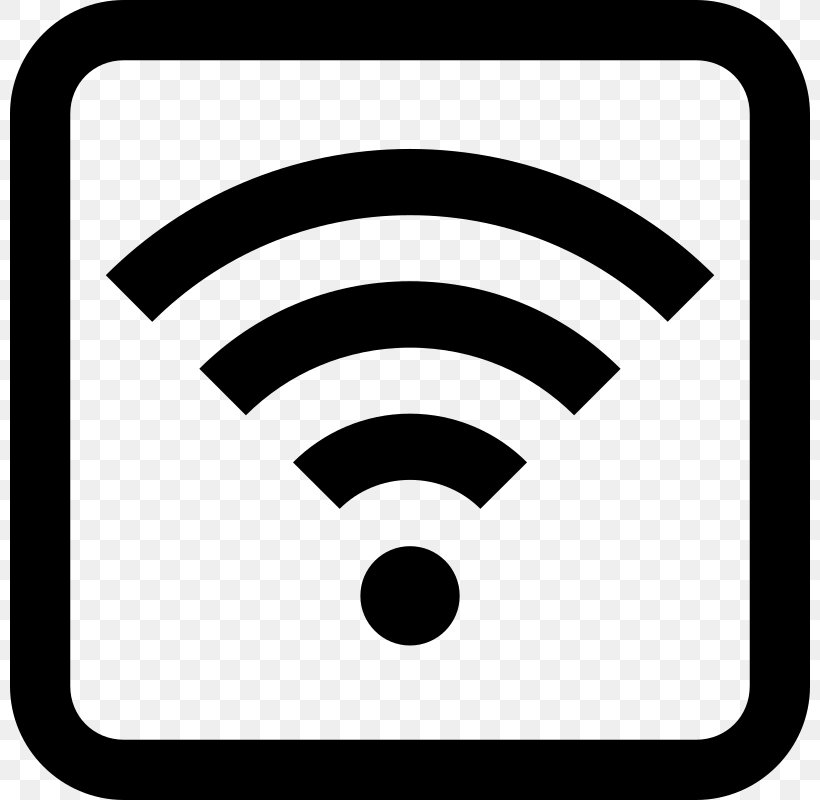 Wi-Fi Hotspot Clip Art, PNG, 800x800px, Wifi, Area, Black, Black And White, Computer Network Download Free