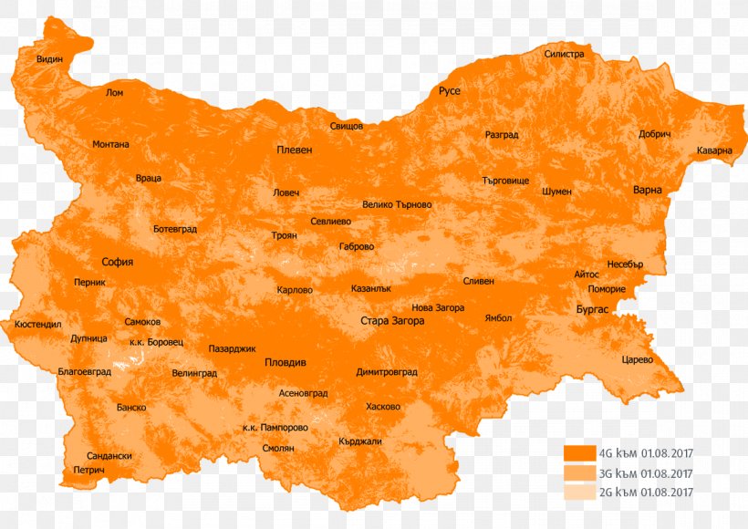 Bulgaria 4G Internet Map Vivacom, PNG, 1169x827px, Bulgaria, Area, Coating, Gsm, Internet Download Free