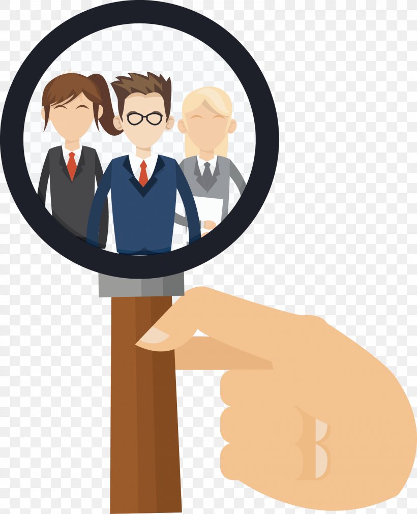 Euclidean Vector Illustration, PNG, 1600x1974px, Magnifying Glass, Angajat, Cartoon, Clip Art, Communication Download Free