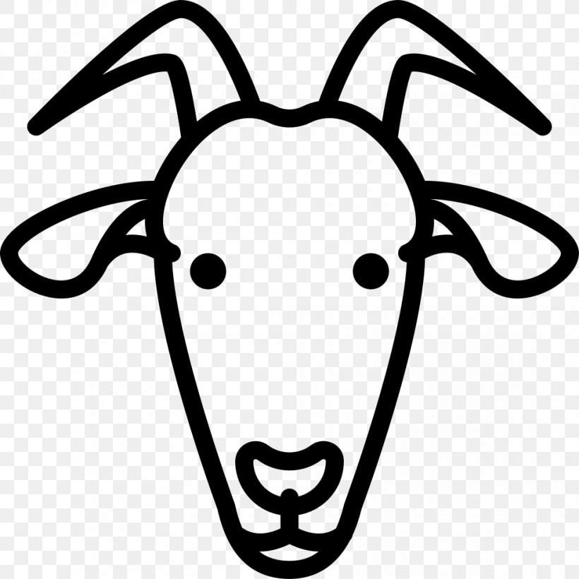 Goat Sheep Clip Art, PNG, 980x980px, Goat, Animal, Artwork, Black And White, Drawing Download Free