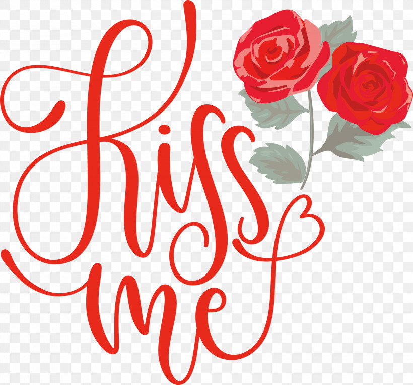 Kiss Me Valentines Day Valentine, PNG, 3000x2792px, Kiss Me, Cut Flowers, Drawing, Floral Design, Flower Download Free
