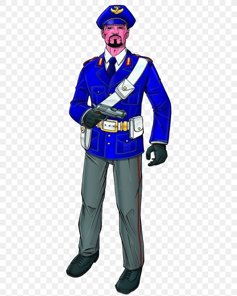 Police Officer Cartoon, PNG, 378x1024px, Police Officer, Animation, Cartoon, Costume, Electric Blue Download Free