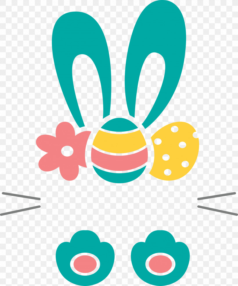 Easter Bunny Easter Day Rabbit, PNG, 2493x2999px, Easter Bunny, Circle, Easter Day, Rabbit, Turquoise Download Free