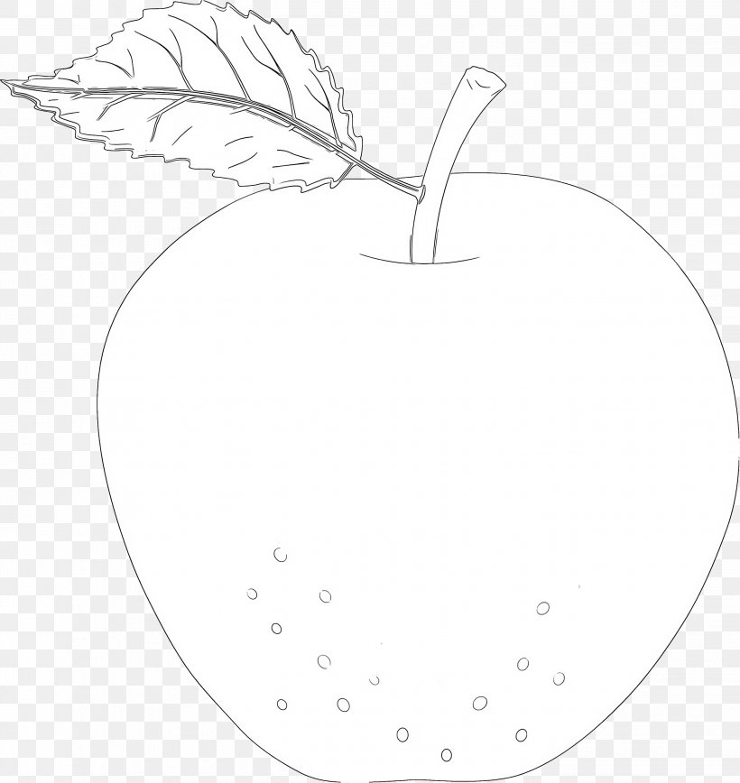 Line Art Leaf Fruit Plant Drawing, PNG, 2832x3000px, Line Art, Apple, Drawing, Fruit, Leaf Download Free