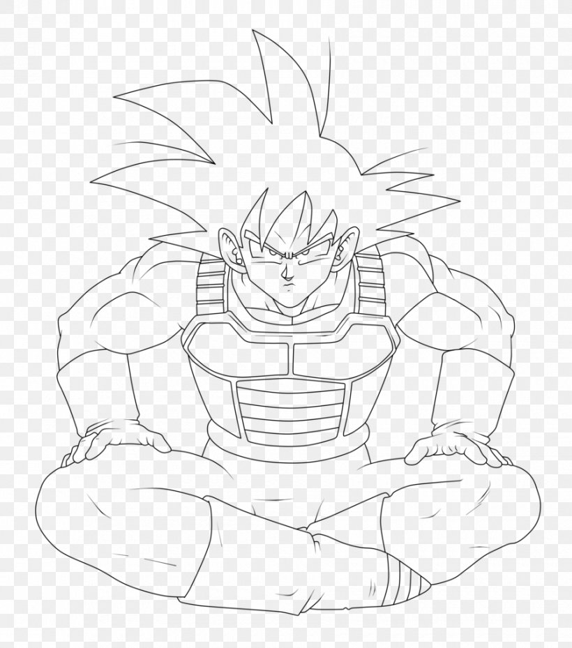 Goku Vegeta Gohan Super Saiya Saiyan, PNG, 900x1020px, Goku, Arm, Artwork, Black, Black And White Download Free
