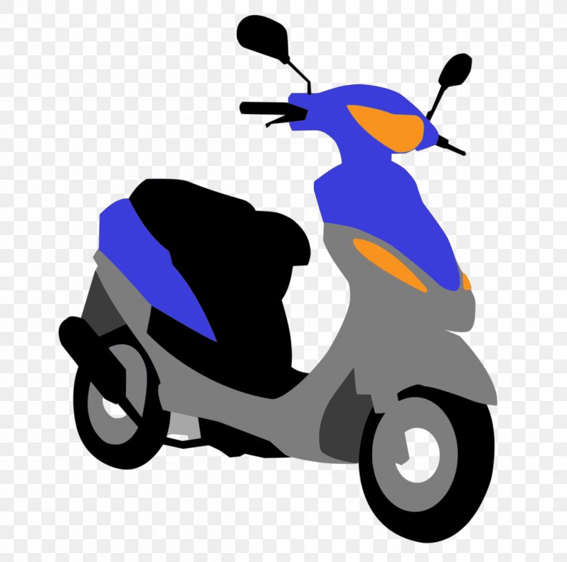 Scooter Vespa Moped Clip Art, PNG, 2420x2400px, Scooter, Automotive Design, Bicycle, Car, Kick Scooter Download Free