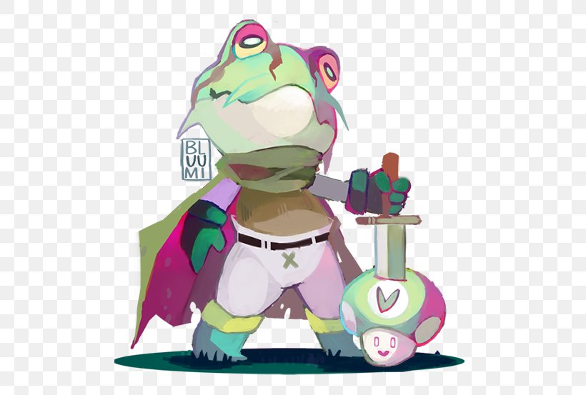 Chrono Trigger Video Games Artist Tree Frog, PNG, 500x553px, Chrono Trigger, Action Figure, Amphibian, Art, Artist Download Free