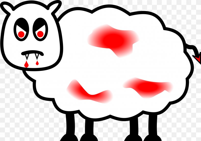 Clip Art Image Sheep, PNG, 2500x1755px, Watercolor, Cartoon, Flower, Frame, Heart Download Free
