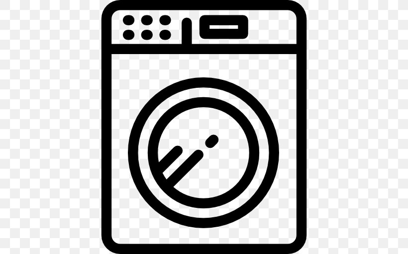 Washing Machines Laundry Home Appliance, PNG, 512x512px, Washing Machines, Apartment, Area, Black And White, Campsite Download Free