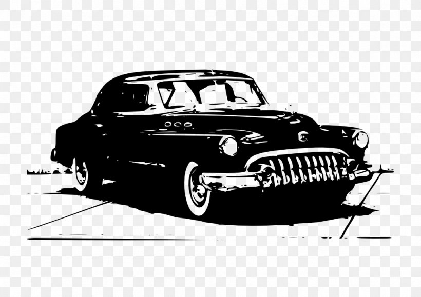 Classic Car Vintage Car Antique Car, PNG, 1024x724px, Car, Antique Car, Automotive Design, Black And White, Brand Download Free