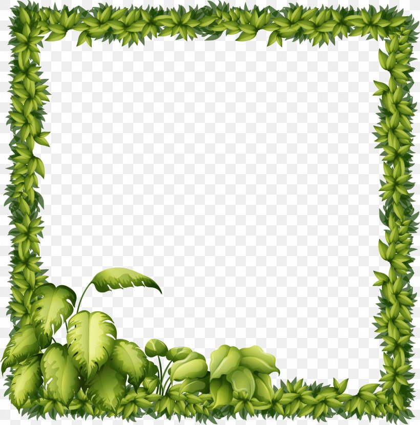 Stock Photography Picture Frame Illustration, PNG, 1591x1611px, Leaf, Area, Art, Border, Drawing Download Free