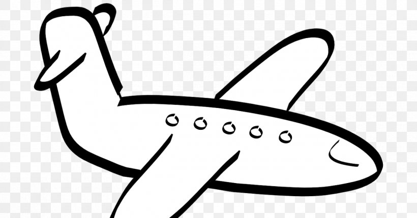 Airplane Aircraft Black And White Clip Art, PNG, 1200x630px, Watercolor, Cartoon, Flower, Frame, Heart Download Free