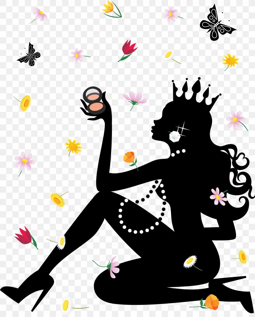 Silhouette Cosmetics Art, PNG, 2293x2854px, Silhouette, Art, Beauty, Branch, Cosmetics Download Free