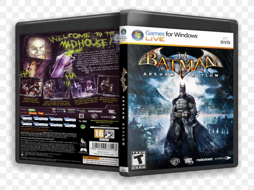 Batman: Arkham Asylum Batman: Arkham City Batman: Arkham Origins Xbox 360 Batman: Arkham Knight, PNG, 1023x768px, Batman Arkham Asylum, Arkham Asylum, Batman, Batman Arkham, Batman Arkham City Download Free
