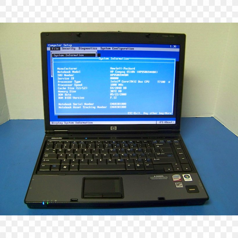 Netbook Hewlett-Packard Laptop Computer Hardware Personal Computer, PNG, 1200x1200px, Netbook, Bios, Centrino, Compaq, Computer Download Free