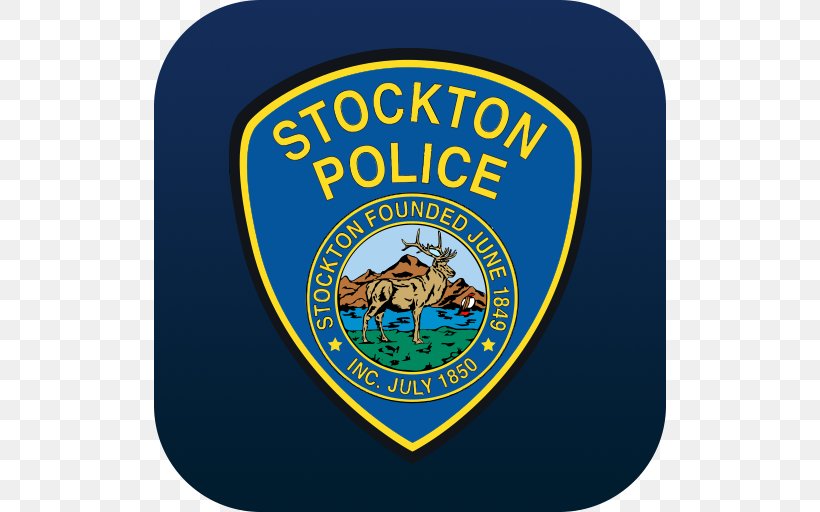 Stockton Police Department Organization Logo Font Badge, PNG, 512x512px, Stockton Police Department, Area, Badge, Brand, Emblem Download Free