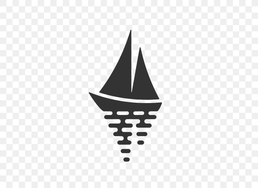 Logo Sailboat Graphic Design Sailing, PNG, 800x600px, Logo, Black, Black And White, Boat, Boating Download Free