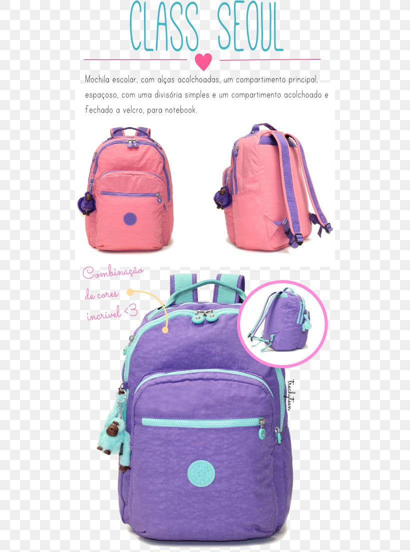 Handbag Kipling Seoul Large Laptop Backpack, PNG, 520x1104px, Handbag, Backpack, Bag, Blue, Brand Download Free