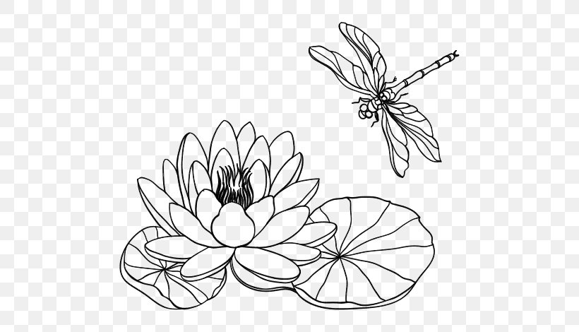 Line Art Black-and-white Leaf Flower Coloring Book, PNG, 600x470px, Line Art, Blackandwhite, Coloring Book, Drawing, Flower Download Free