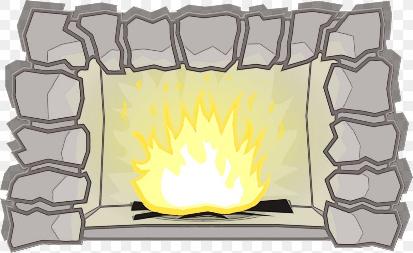 Yellow Fireplace Rectangle Rock, PNG, 1613x991px, Watercolor, Fireplace, Paint, Rectangle, Rock Download Free