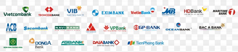 Bank Vietnamese Dong Money Business, PNG, 7553x1681px, Bank, Blue, Brand, Business, Computer Icon Download Free