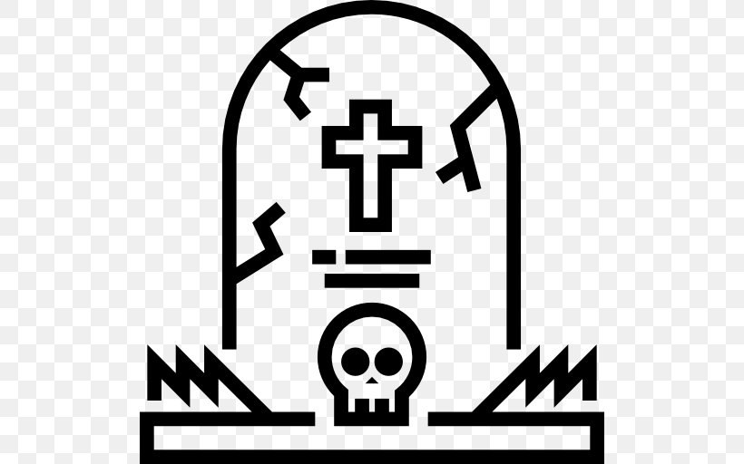Headstone Cemetery Clip Art, PNG, 512x512px, Headstone, Area, Black And White, Brand, Cemetery Download Free
