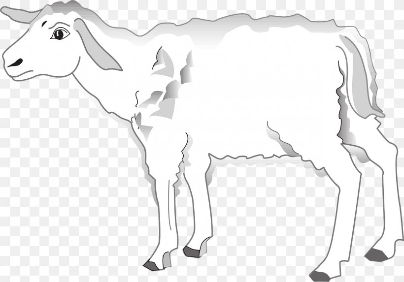 Sheep Cattle Goat, PNG, 1280x895px, Sheep, Animal Figure, Artwork, Black And White, Caprinae Download Free