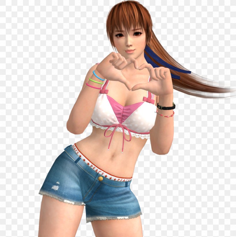 Kasumi Dead Or Alive 5 DOA: Dead Or Alive Dead Or Alive 4, PNG, 892x896px, Watercolor, Cartoon, Flower, Frame, Heart Download Free