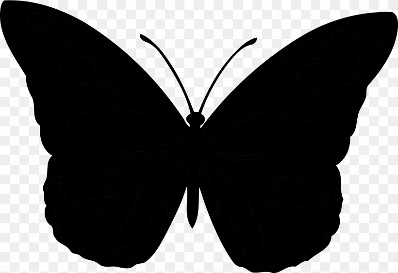 Brush-footed Butterflies Butterfly Insect Vector Graphics Clip Art, PNG, 2400x1650px, Brushfooted Butterflies, Black, Blackandwhite, Brushfooted Butterfly, Butterfly Download Free