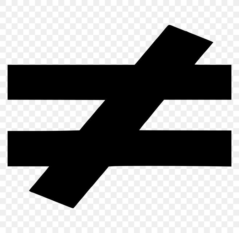 Equals Sign Equality Symbol Mathematical Notation Clip Art, PNG, 800x800px, Equals Sign, Black, Black And White, Definition, Equality Download Free