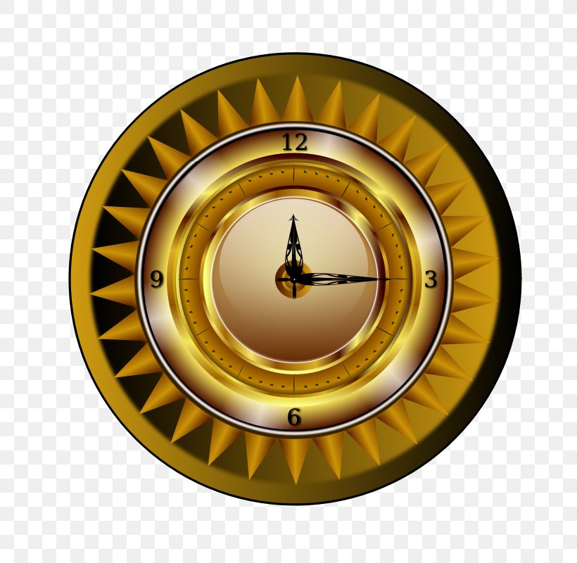 Quartz Clock Alarm Clocks Gold Watch, PNG, 800x800px, Clock, Alarm Clocks, Dial, Gold, Movement Download Free