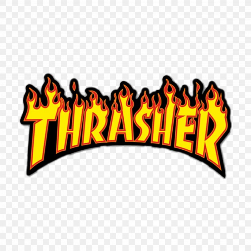 Thrasher Logo Sticker Brand Sign, PNG, 2896x2896px, Thrasher, Area, Area M, Brand, Emoji Download Free
