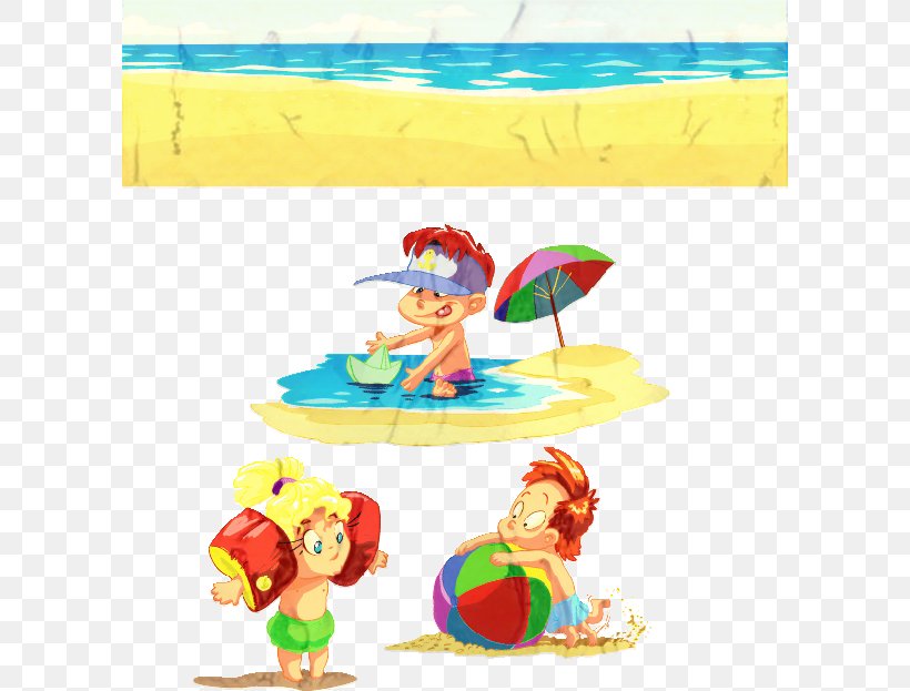 Vector Graphics Image Child Beach Illustration, PNG, 600x623px, Child, Animated Cartoon, Beach, Cartoon, Drawing Download Free