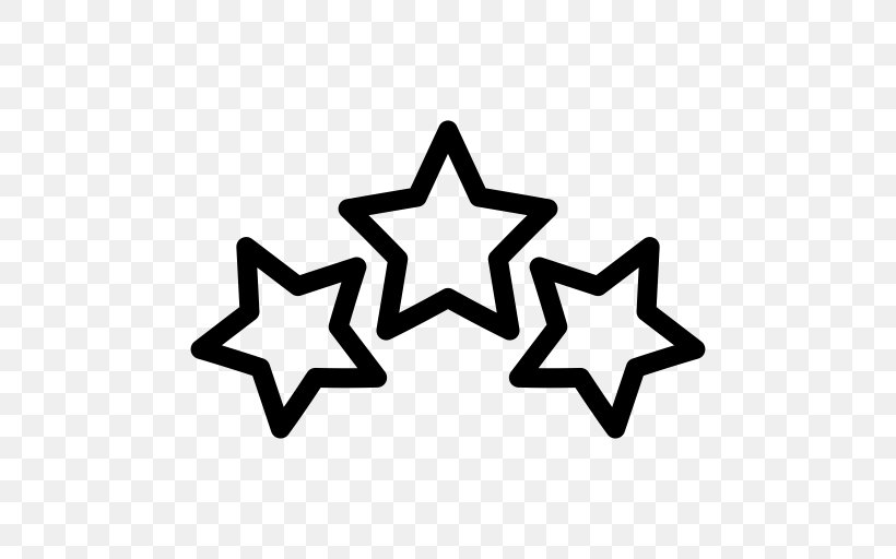Five-pointed Star Clip Art, PNG, 512x512px, Star, Area, Black And White, Drawing, Fivepointed Star Download Free
