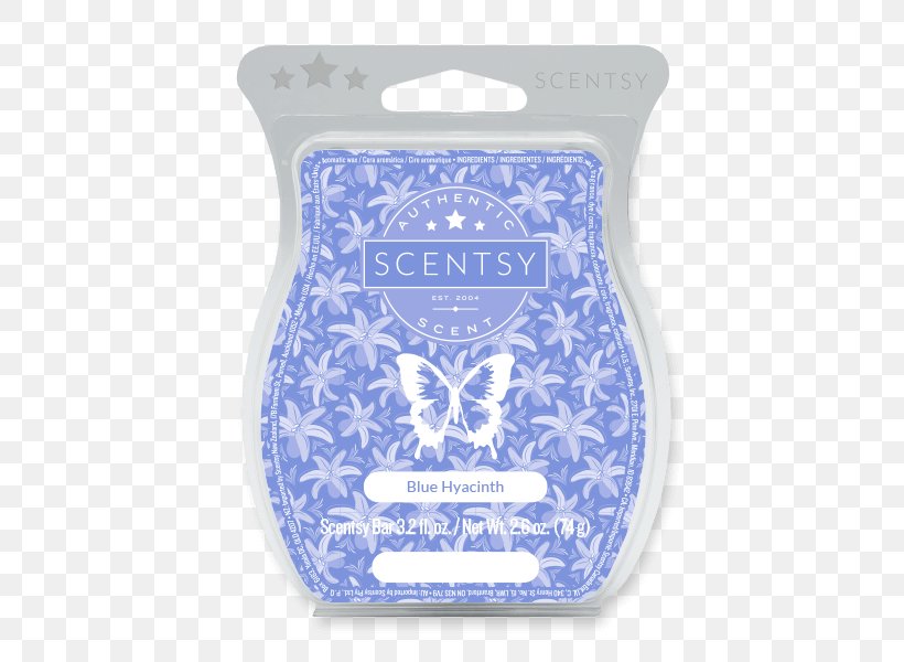 Scentsy Hyacinth Candle & Oil Warmers Odor, PNG, 600x600px, Scentsy, Aroma Compound, Blue, Candle, Candle Oil Warmers Download Free