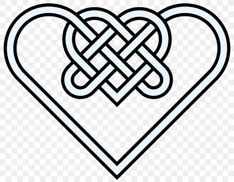 Celtic Knot Heart Celts Clip Art, PNG, 1000x781px, Celtic Knot, Area, Black And White, Brand, Celtic Art Download Free