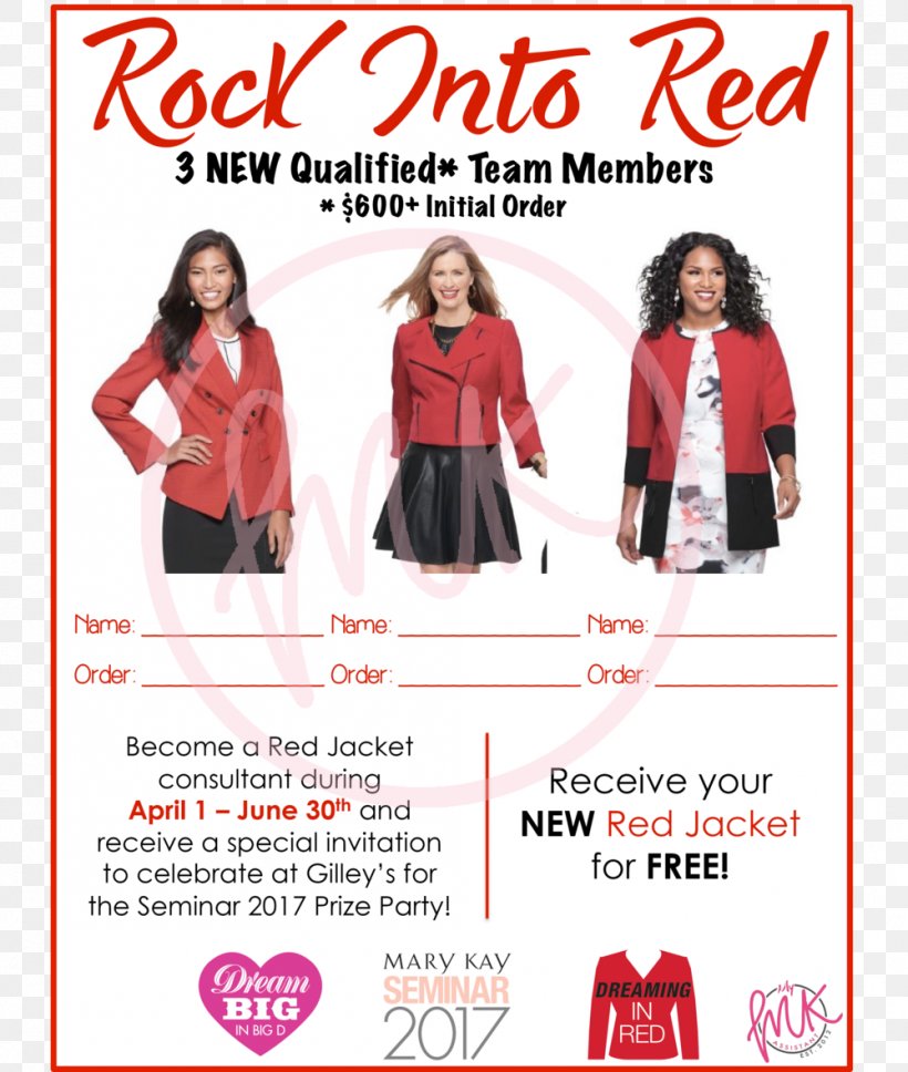 red jacket mary kay consultant