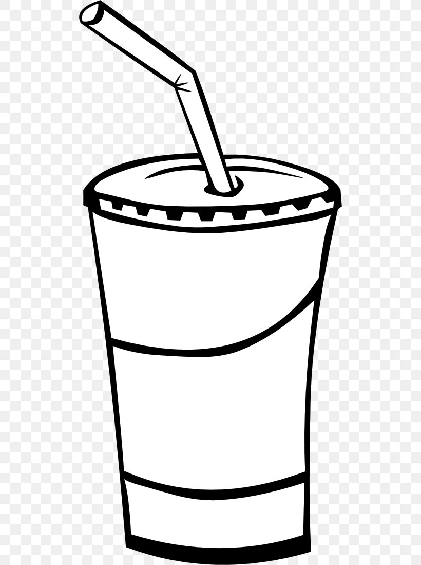 Fizzy Drinks Orange Juice Fast Food Non-alcoholic Drink Clip Art, PNG, 512x1099px, Fizzy Drinks, Artwork, Beverage Can, Black And White, Cup Download Free