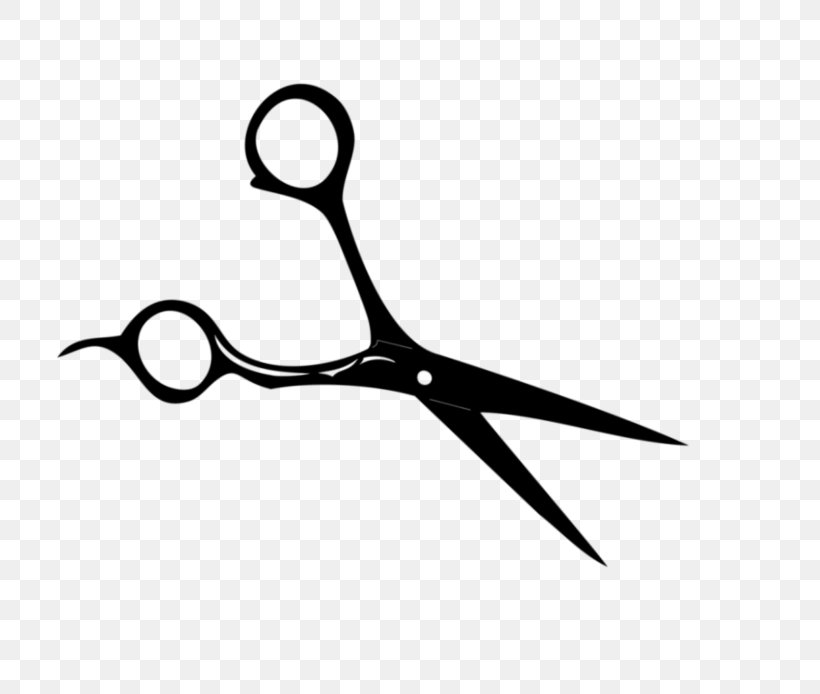 Hair-cutting Shears Hairdresser Comb Clip Art, PNG, 768x694px, Haircutting Shears, Barber, Beauty Parlour, Black And White, Comb Download Free