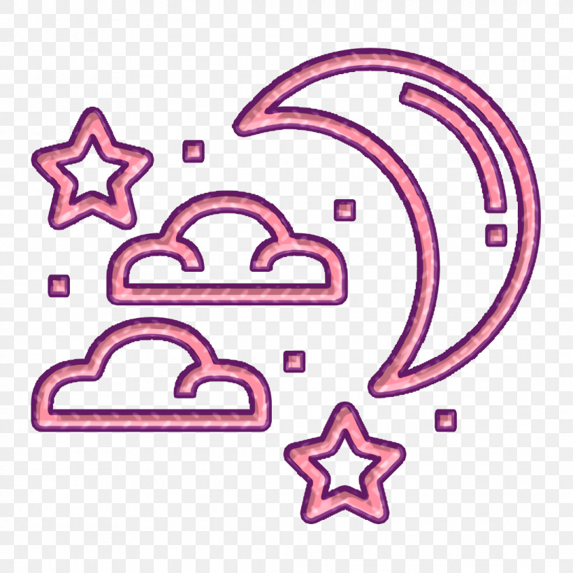 Half Moon Icon Prom Night Icon Night Icon, PNG, 1090x1090px, Half Moon Icon, Line, Night Icon, Pink, Prom Night Icon Download Free