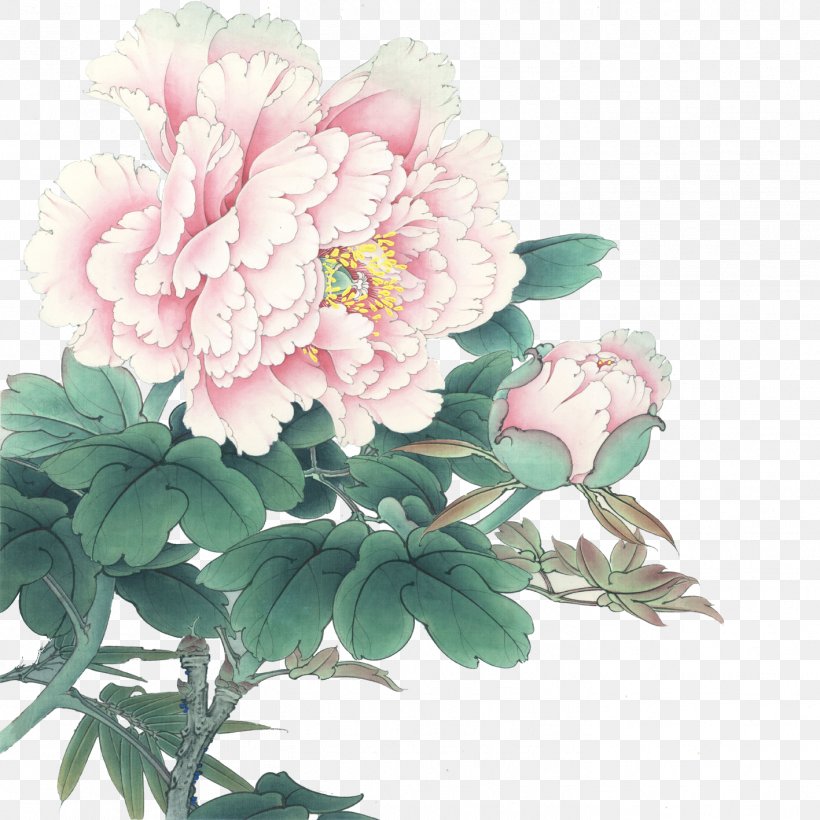 Luoyang Gongbi Chinese Painting Bird-and-flower Painting Moutan Peony, PNG, 1417x1417px, Luoyang, Art, Birdandflower Painting, Book, China Download Free