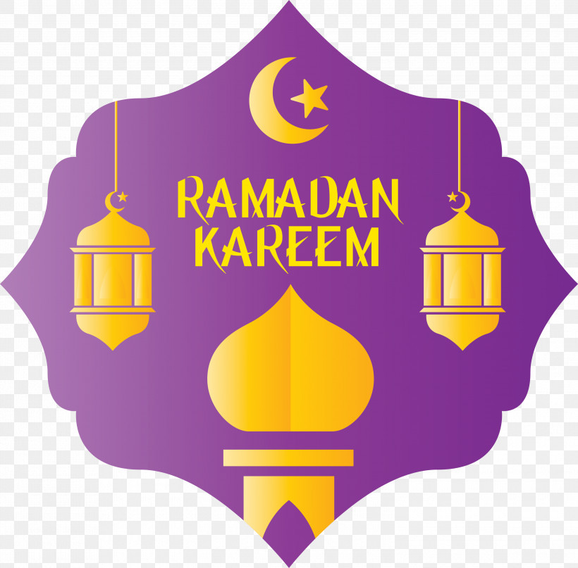 Ramadan Mubarak Ramadan Kareem, PNG, 3000x2955px, Ramadan Mubarak, Badge, Emblem, Logo, Purple Download Free