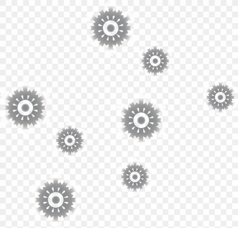 Snowflake Euclidean Vector, PNG, 1251x1198px, Snow, Area, Black, Black And White, Material Download Free